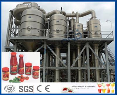 Linha de processamento do tomate da evaporação da baixa temperatura para os projetos chaves da volta