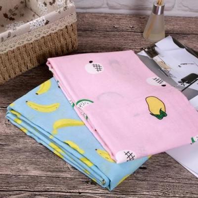Custom Printed Cotton Gauze Fabric , Organic Cheesecloth Fabric Breathable Eco Friendly