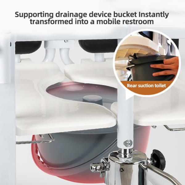 Silla de elevación eléctrica para pacientes de 290 libras Ducha para ancianos