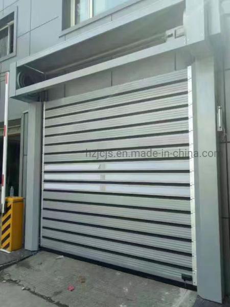 Rolling High Speed Automatic Spiral Security Warehouse Door -35 to 65 Celsius Degree