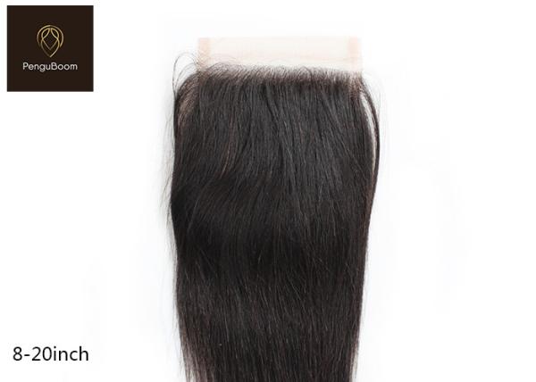 8-20 inches 4 by 4 Remy Human Hair Closure Tight And Neat