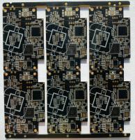 placa high-density da cor do preto do ouro do PWB Immpedance da espessura de 10layer 1.58mm