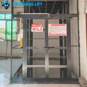 Heavy-Duty Durable Structure Customized Warehouse Freight Elevator 7m 2-Level 500-2000kg Load Capacity