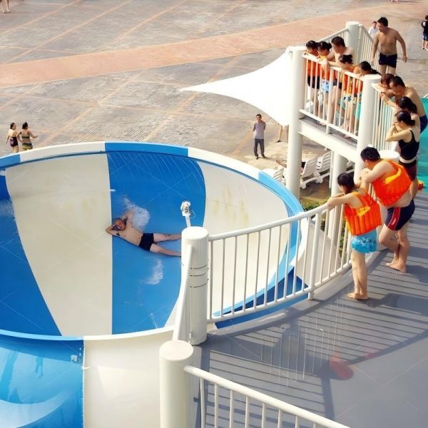 Water Park Giant Beast Bowl Water Slide Water Roller Coaster 15m