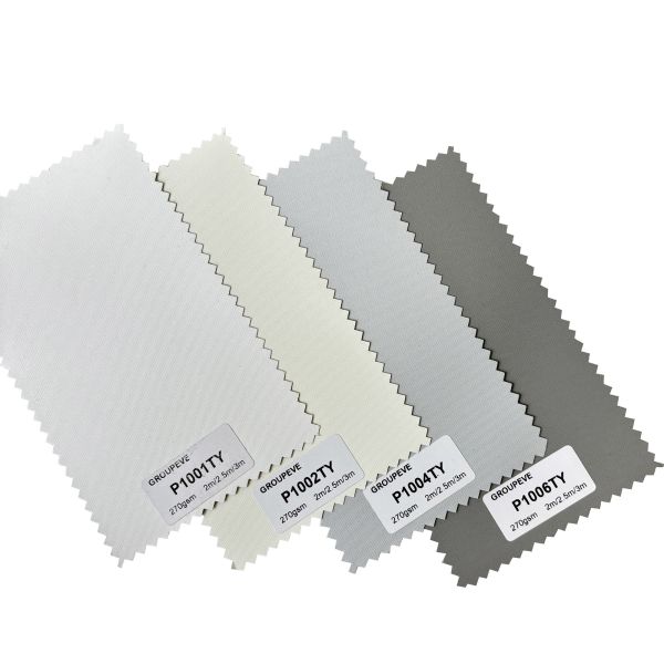 High Quality 100% Blackout Roller Blinds Fabric with Jacquard Pattern and Customizable Color for Roller Shutter Blind Shades