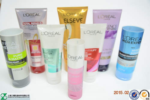 Пластиковым прокатанная барьером трубка PBL с доктором Крышкой/косметической упаковкой трубки