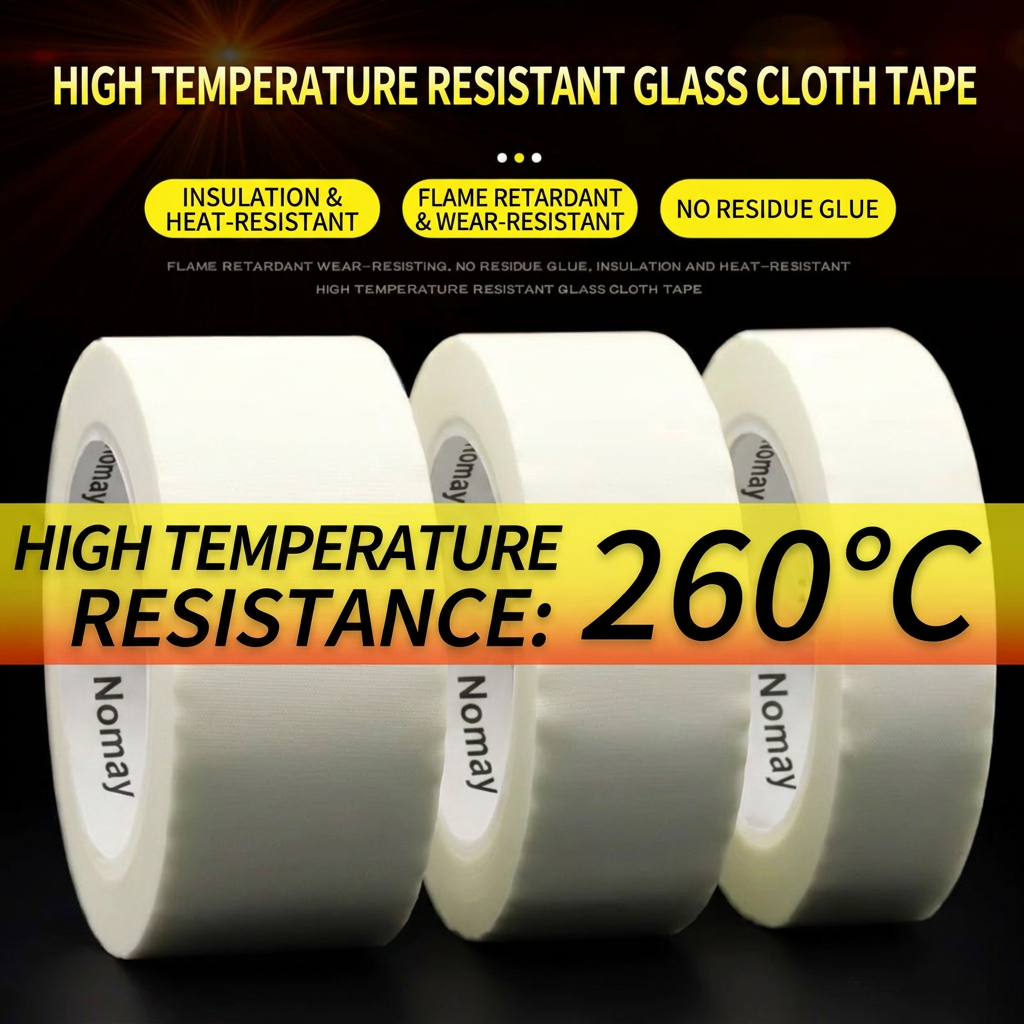 Flame Retardant High Temperature Glass Cloth Tape for Electrical Insulation in