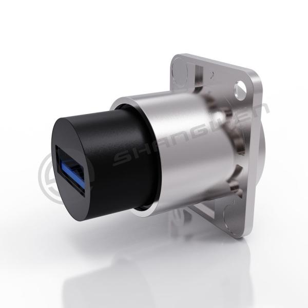 Type A-B B-A 9-Pin USB3.0 Connector Dustproof High-Speed Data Cable Female Panel Mount Chassis Solderless Socket for High-Speed