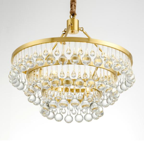 Commercial Modern Crystal Flower Chandelier Elegant Ceiling Light Led Pendant Lamp