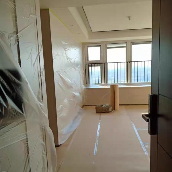 Decoration Waterproof Floor Protection Roll , Building Construction Floor Protection
