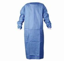 65g anti doutor descartável estático impermeável azul Gowns Without Hood