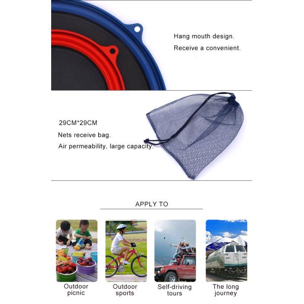 Шар силикона устойчивого изготовленного на заказ перемещения логотипа складный