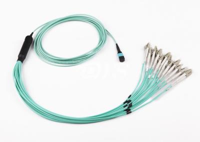 MPO- patchcord do fanout da fibra óptica do núcleo do LC 24