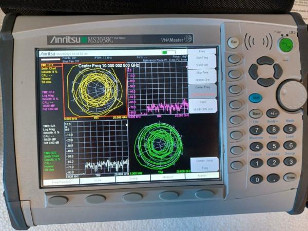 Anritsu MS2038C Handheld VNA & Spectrum Analyzer VNA 5 kHz–20 GHz