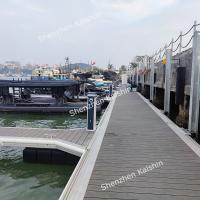Pontão de flutuação de flutuação da passagem da doca do barco de Marine Grade Aluminium Structure Floating com Decking