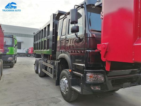 18m3 25 de 336HP Sinotruk Tipper Truck For toneladas de pedras da areia