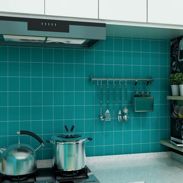 Moisture-Proof Ceramic Tiles 3D Wallpaper for Kitchen Wallpaper Bathroom 3d Wall Stickers