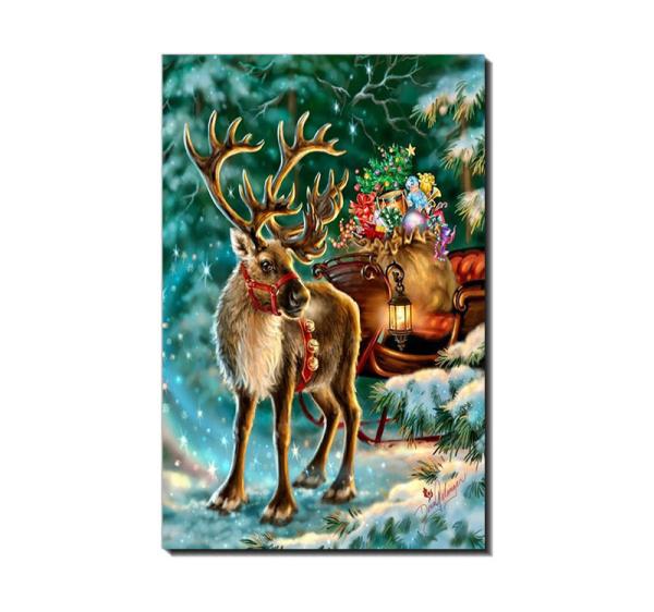 12 x 17cm 2 Images 3d Lenticular Photo Merry Christmas Greeting Card For Gift
