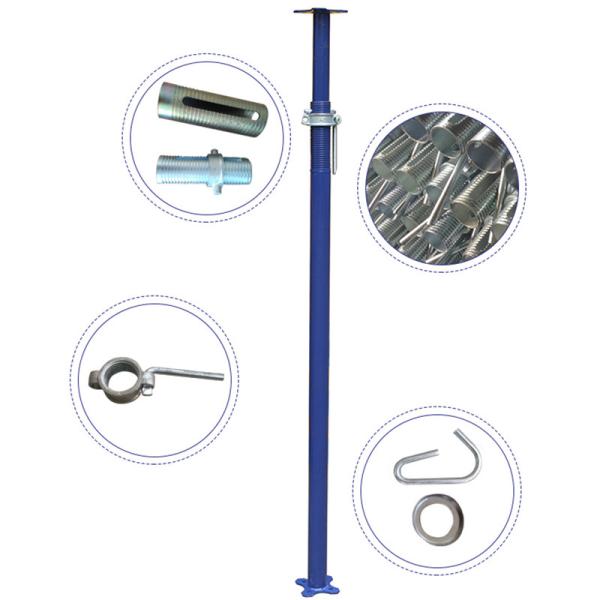 Metal Adult Galvanized Supports Screw Jack Post Shoring Props Construction Concrete