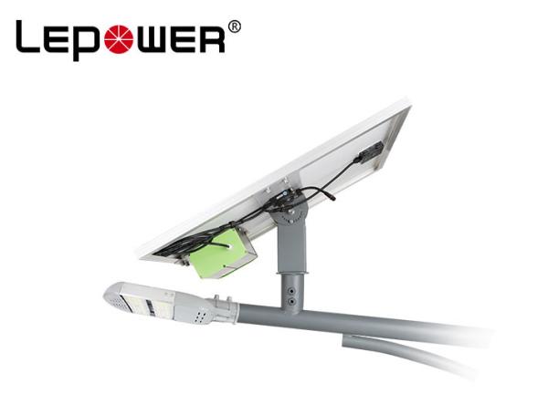 Sensor Control LED Integrated Solar Led Street Light 50W Outdoor Luminaire
