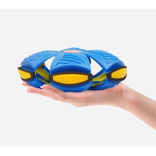 Boule de chien volant LED Jouets interactifs pour animaux de compagnie Jouets interactifs pour chiots en caoutchouc en plastique