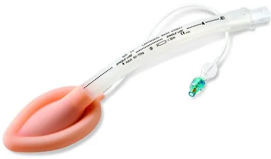 Авиалиния маски хирургического стандартного медицинского многоразового силикона Laryngeal с трубкой