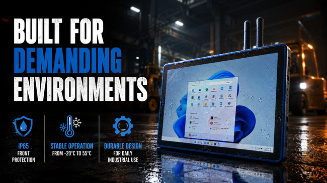 Machine Industrial Tablet for Machine Monitoring 15.6 Inch for Status and Process Control