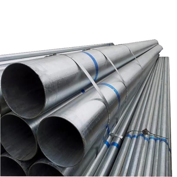 4 Inch Schedule 40 Galvanized Steel Pipe Hot Dipped Round Shape 6m