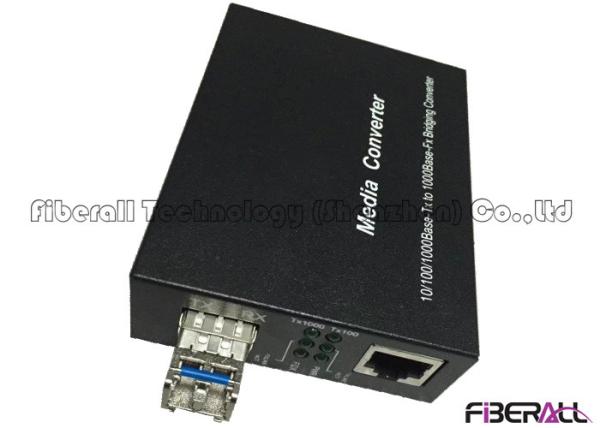 Auto Adaptive 10/100/1000M SFP Fiber Media Converter With 1 Or 2 SFP Transceiver