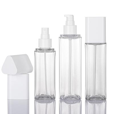 Tela vazia plástica vazia das garrafas do pulverizador 100ml que imprime o ODM disponível