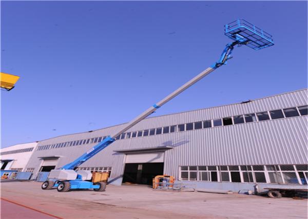 Tight Space Telescopic Boom Lift Compact Structure Rust Proof Prevent High Pressure