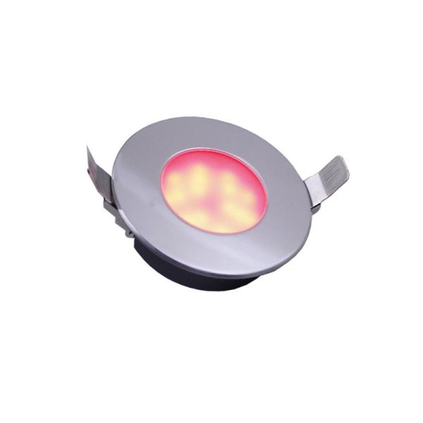 24V RGBW White Boat Recessed Ceiling Light Aluminum LED Down Light For Boat Interior