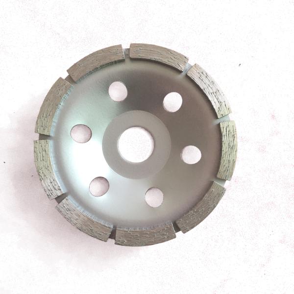 Single Row Diamond Cup Wheel , Metal Bonded Diamond Grinding Wheels