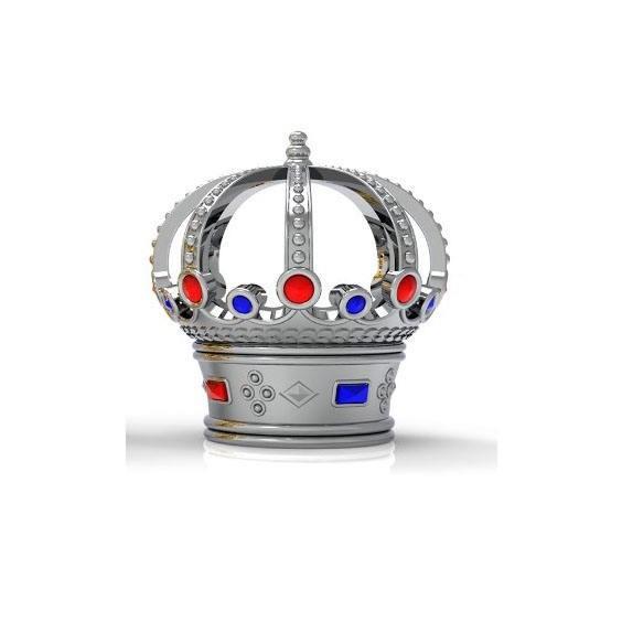 Gold Crown Metal Perfume Cap Silver Zinc Alloy Perfume Cap Free Design Provide Samples