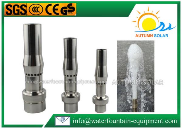 DN25 Stainless Steel Water Fountain Nozzles Aerated Frost Shape 3m High