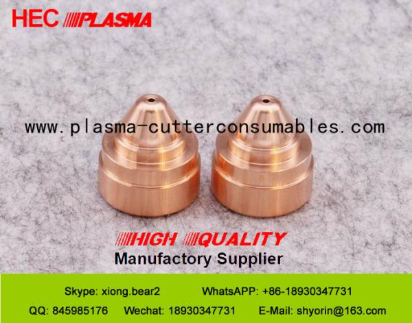 Bocal 969-95-24130 1.3mm do corte do plasma para materiais de consumo da máquina do cortador do plasma de KOMATSU