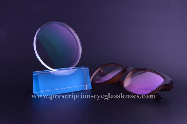 High Index 1.67 Anti Glare Lenses , MR-7 Aspheric Blue Light Protection Lenses