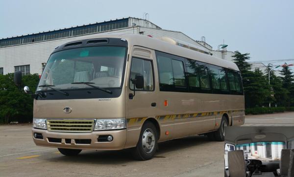 5 Gears Coaster Mini Bus Van , Aluminum Transport 15 Passenger Mini Bus