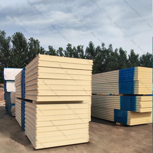 Panneaux isolants de chambre froide de 100 mm, 120 mm et 75 mm pour maintenir les fruits de mer frais