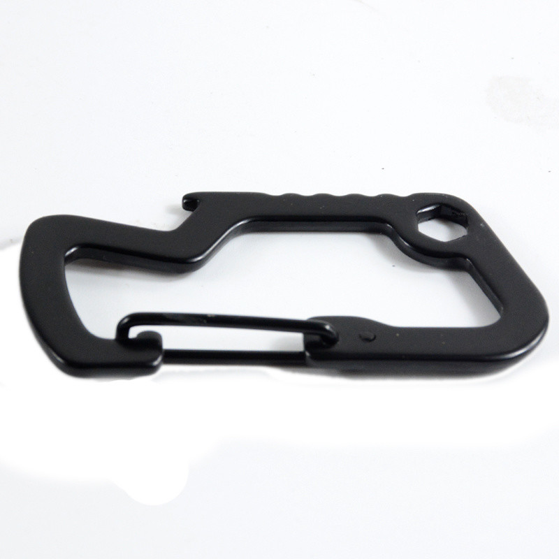 GSD201 Multifunction EDC Tactical Carabiner Hook Zinc Alloy Key Ring for Quick Access