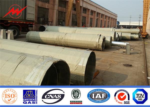 Linha poder polo de aço galvanizado octogonal de Transimission 70FT 94FT 120FT