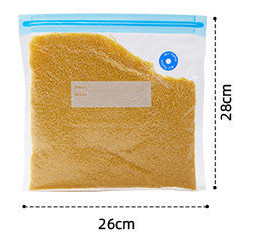 Reusable Zip Lock Sous Vide Bags Vacuum Sealed Food Storage Bags