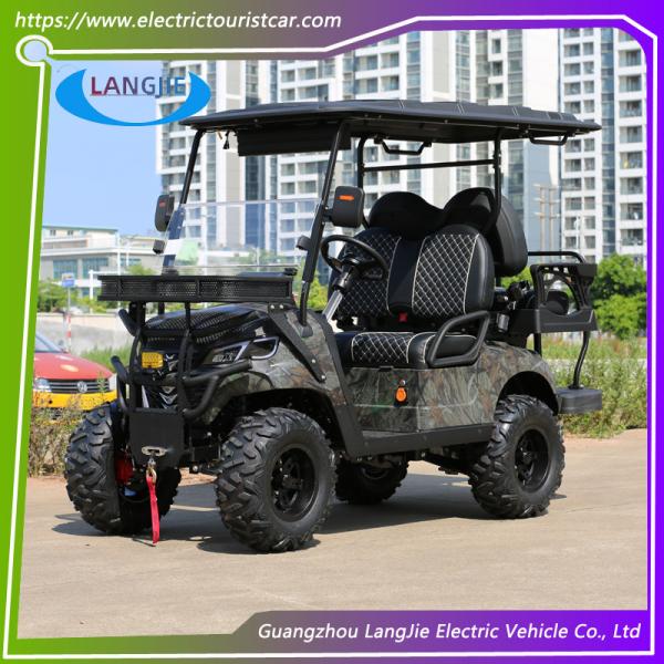 4 Wheels Electric Golf Cart Car With Golf Bag Rack 5KW Electric Scooter Golf Buggy