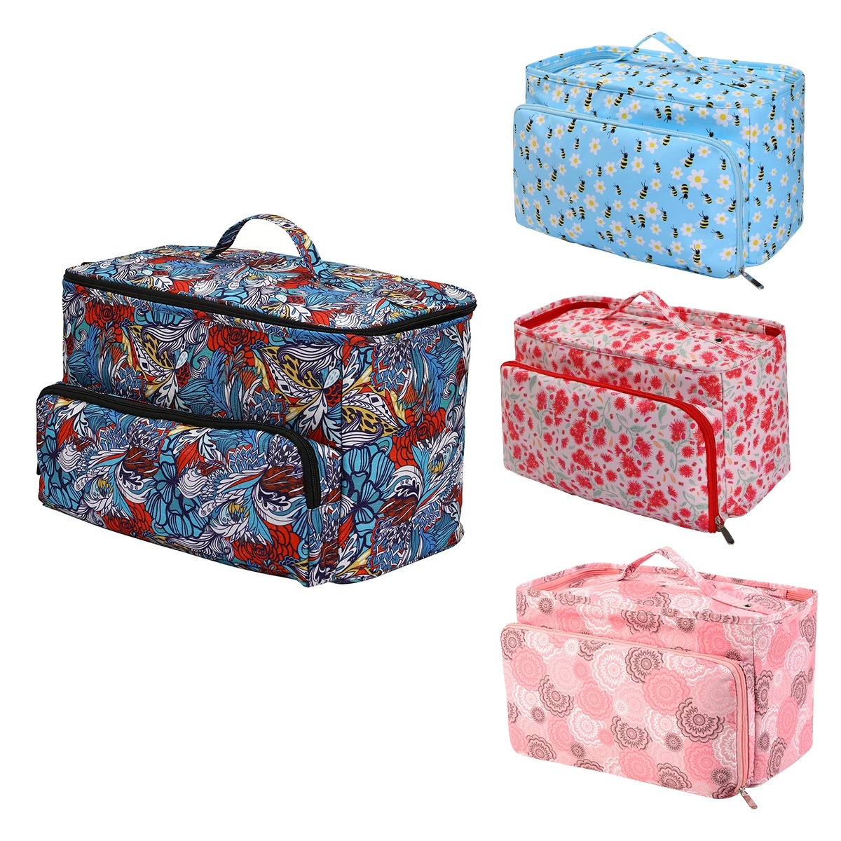 Large Capacity Home Storage Bag With Customizable Design And Wipe Clean Fabric