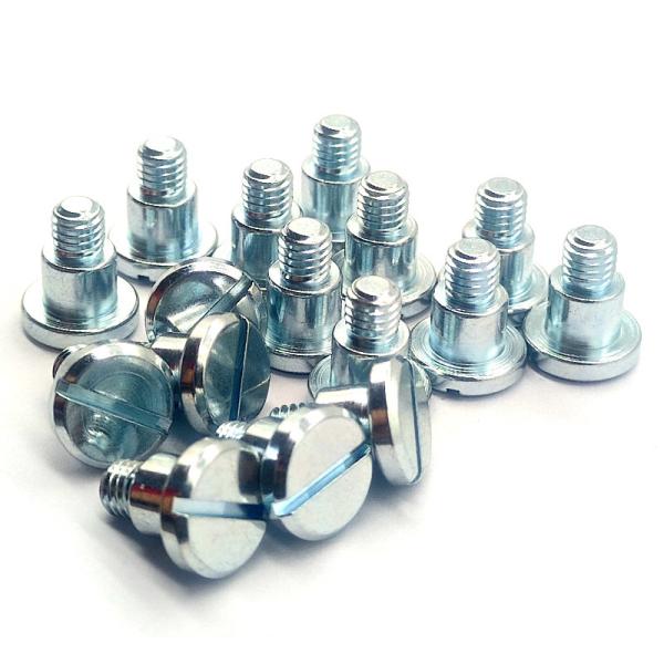 Cnc Machined Stainless Steel Parts Round Head Slotted Screws Corrosion Resistance