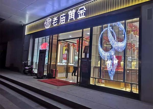 5500 Nits Transparent LED Screens Panel P5mm Retail Shops Advertising 960 x 640mm
