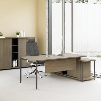FLEX Design Ergonômico Escritório Executivo Mesa de Forma Rectangular Com Armazenamento Espaçoso