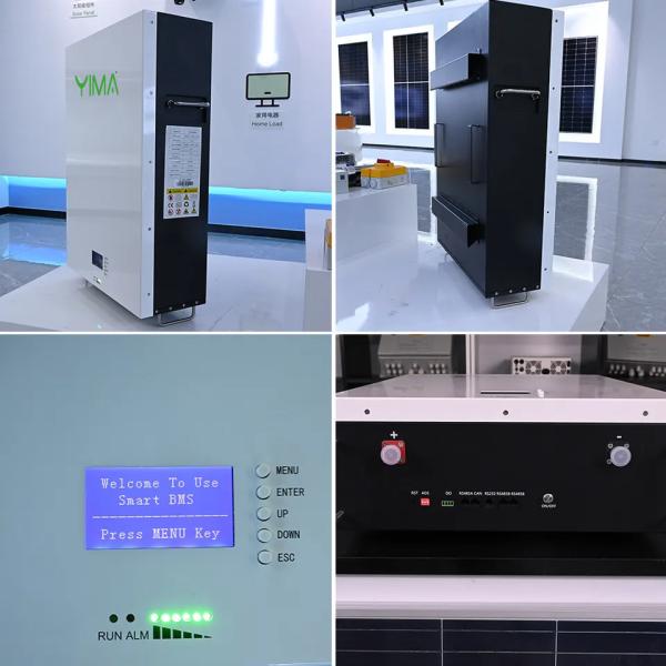 10KWh 51.2V LFP Wall Mounted Lithium Battery For Off Grid Solar Power Storage System
