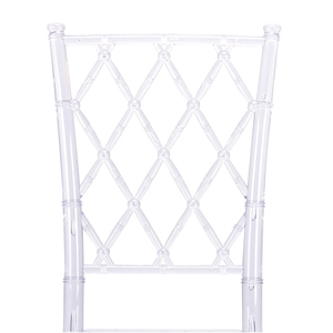 Clear Dining Chairs Crystal Transparent Seat, Modern Dining Chairs, Side Chairs for Wedding Party Event Reception