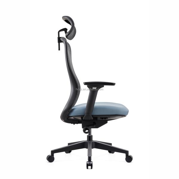 Factory Wholesale Quality Revolving High Back 4D Adjustable Chairs Mesh Ergonomic Work Staff Computer Office Chair Reclining